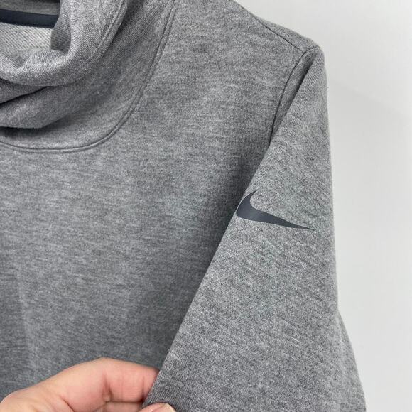 Nike Turtleneck Sweatshirt Women's Size M Gray Pullover Dri-Fit - Picture 5 of 12